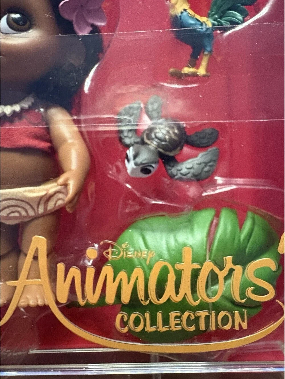 Disney Store Animator Collection Moana Mini Doll Playset Case New